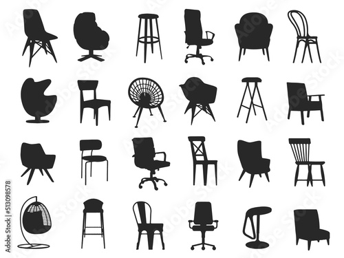 chair silhouettes photo