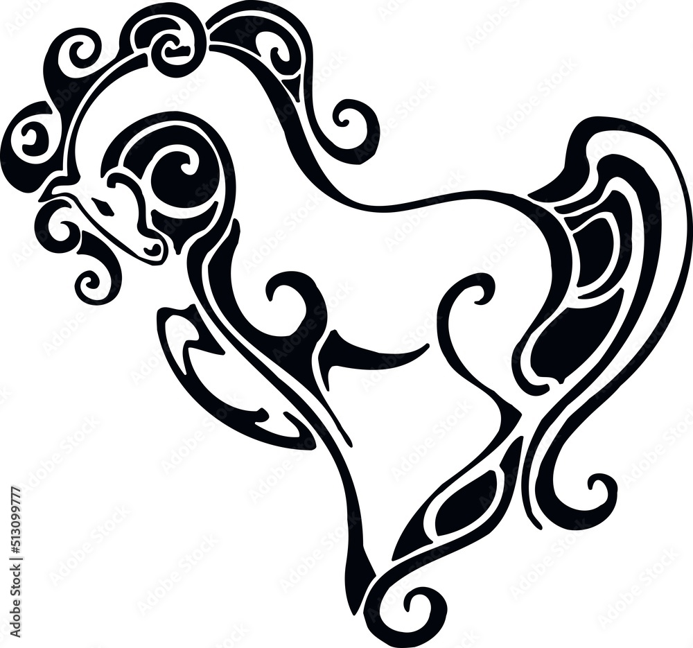 Horse - Wild Animals - Logo Animal Vector, Animal Silhouette Stencil ...