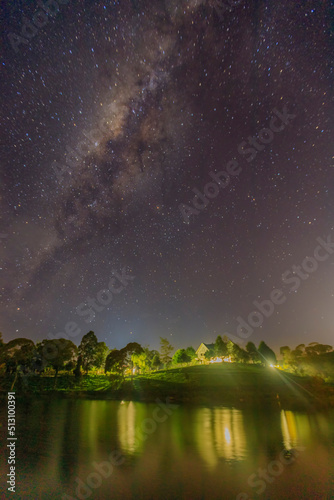 The beauty of the Milkyway in Cukul, Pengalengan, Bandung, West Java, Indonesia