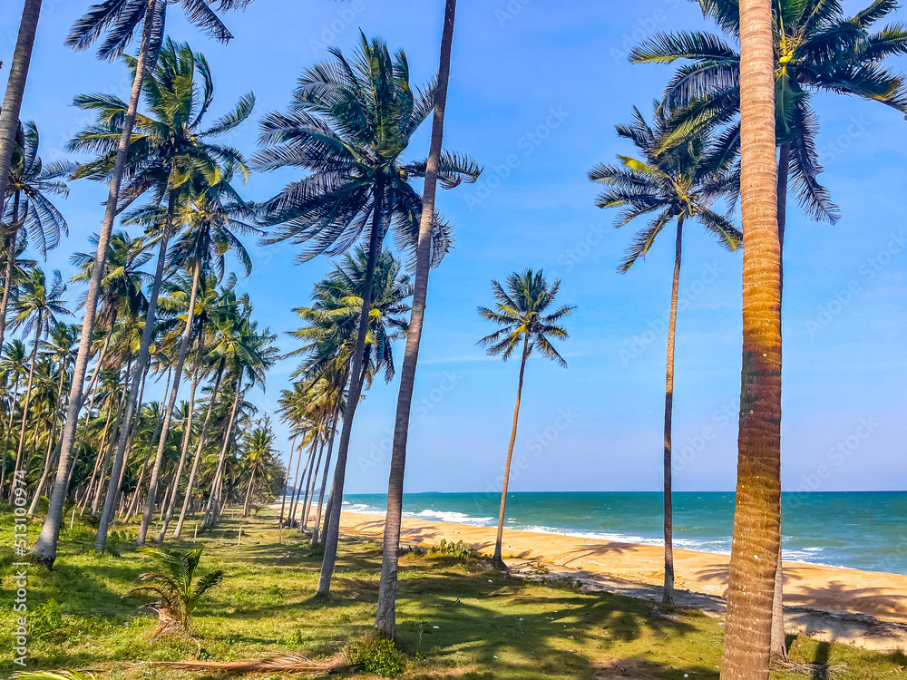 Hat Thang Sai Beach in Prachuap Khiri Khan, Thailand