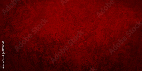 Abstract red color background Cement surface concrete  texture background. Red grunge textured wall background