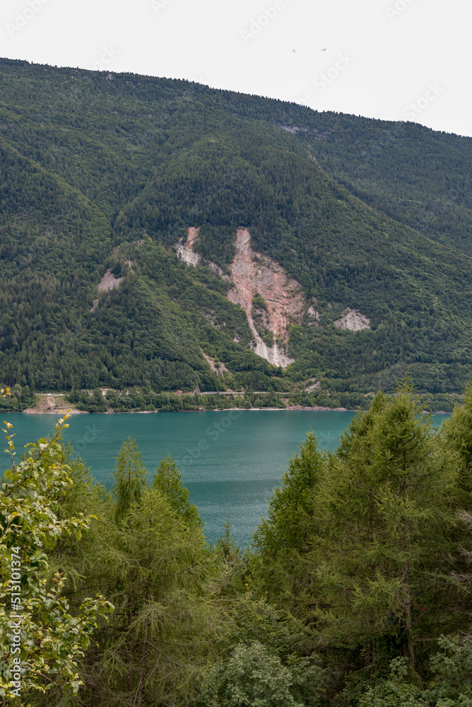 Molveno lake Trentino Alto Adige Italy