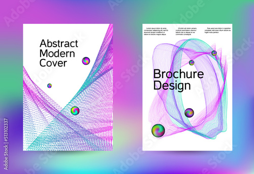 Minimum coverage of a vector. Cover design. Set of modern abstract musical backgrounds. Sound flyer for creating a fashionable cover, banner, poster, booklet...