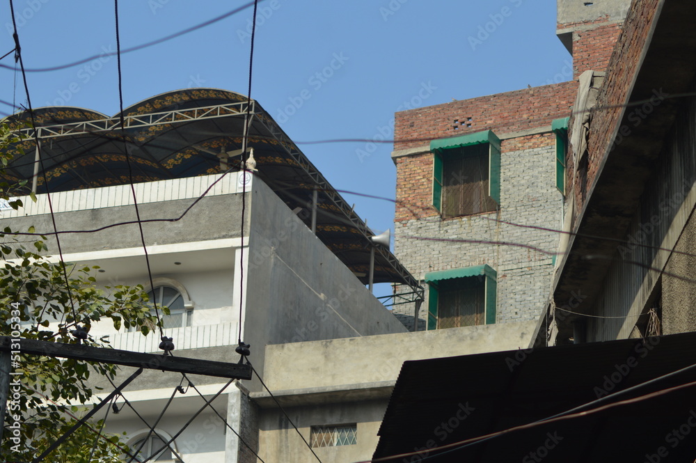 Fototapeta premium street view of Lahore, Indian subcontinent