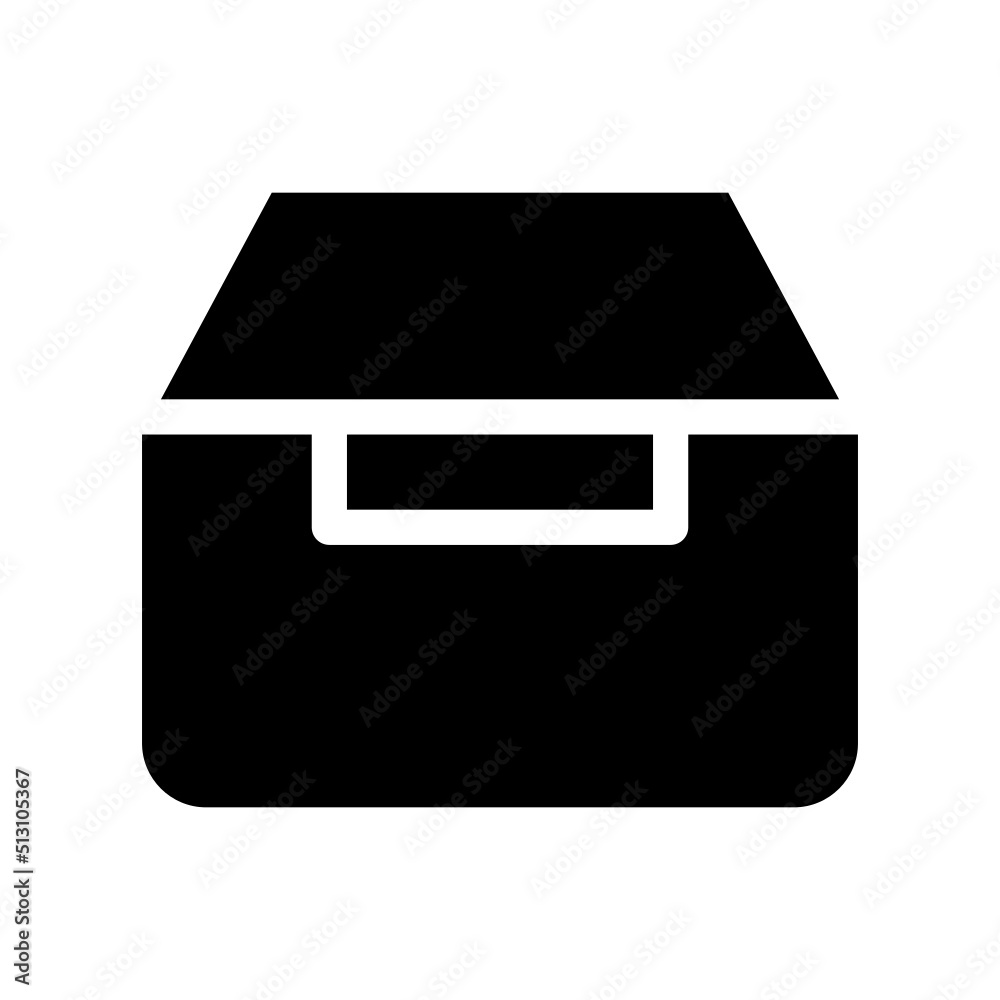 Box Icon Vector Symbol Design Illustration Box Icon Vector Symbol Design Illustration