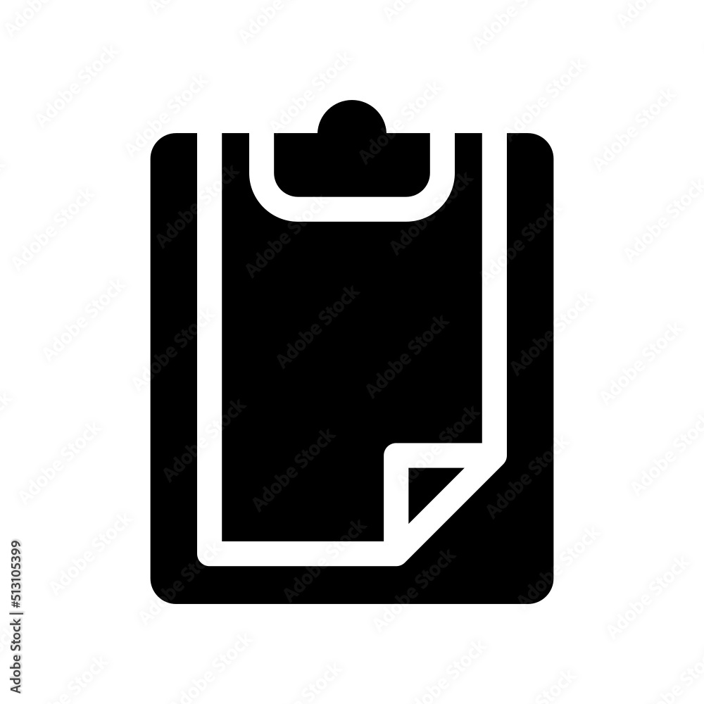 Paste Icon Vector Symbol Design Illustration