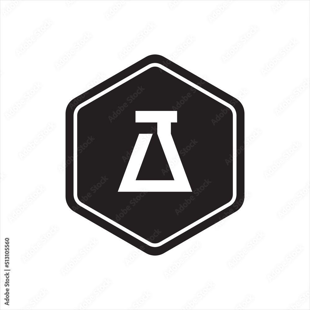 Creative lab logo template, science laboratory icon, experiment symbol - Vector Creative lab logo template, science laboratory icon, experiment symbol - Vector