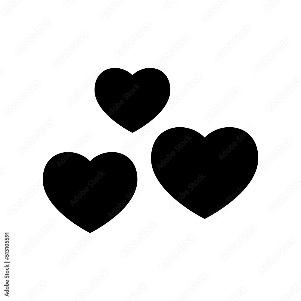 Love Icon Vector Symbol Design Illustration Love Icon Vector Symbol Design Illustration