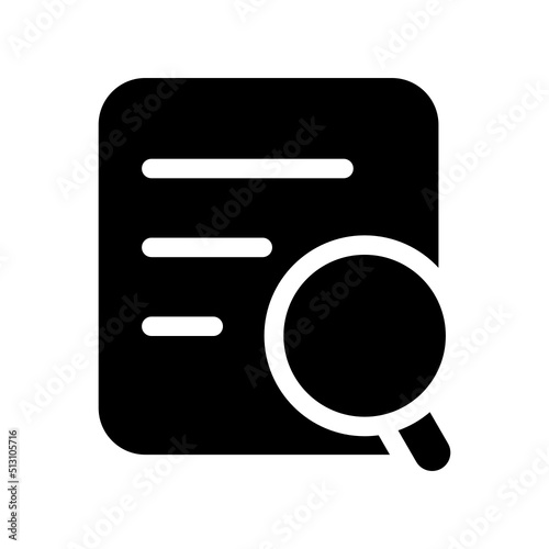 Details Icon Vector Symbol Design Illustration