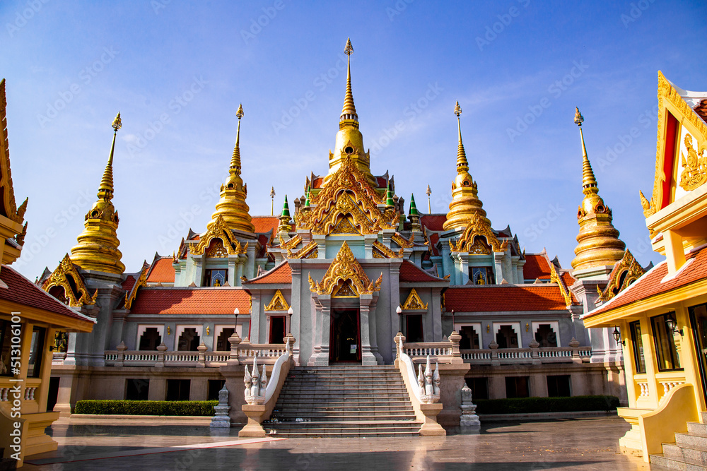 Phra Mahathat Chedi Phakdee Prakat temple in Prachuap Khiri Khan, Thailand