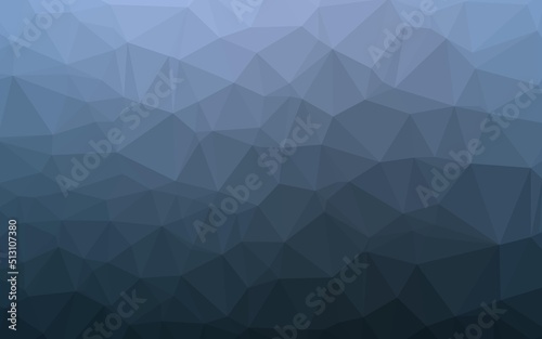 Light BLUE vector blurry triangle template.