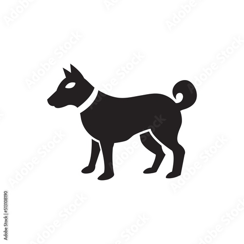 Dog icon   vector illustration  