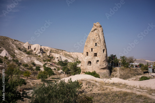 Obraz na płótnie Cappadocia Turcja dom w skale w salonie