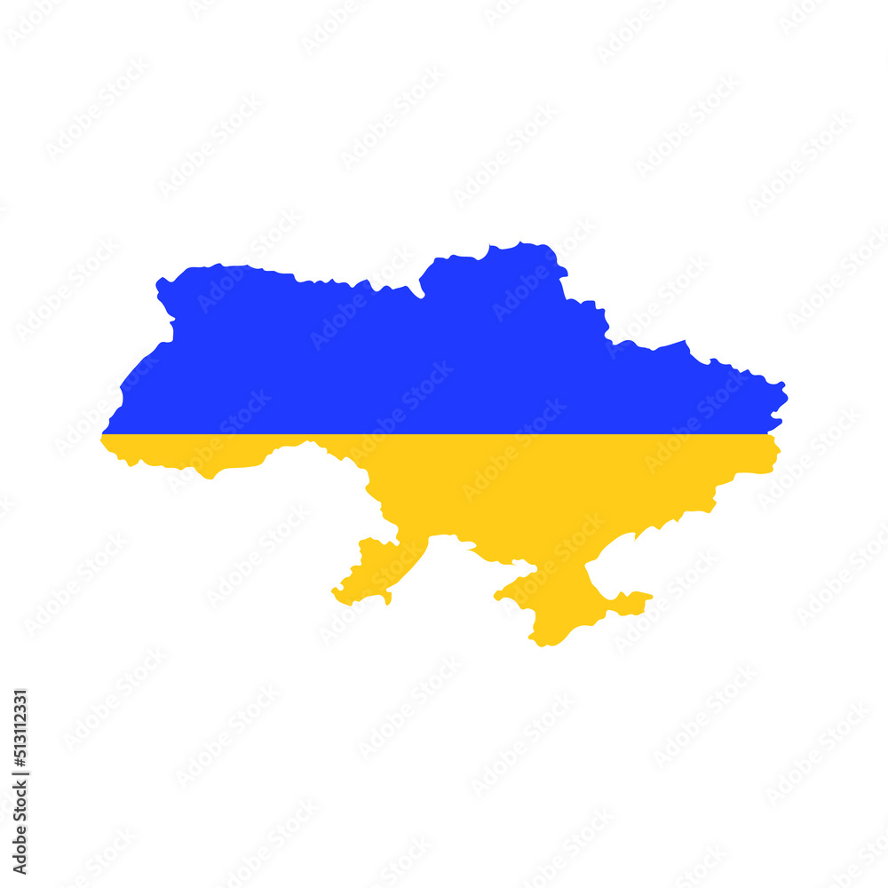 Vector illustration of the flag included in the map of Ukraine, embroidered shirt Vector illustration of the flag included in the map of Ukraine, embroidered shirt