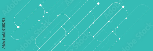 Vector abstract graphic design Banner blue technology background. 