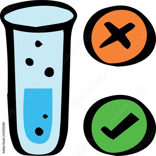 covid 19 sawb test icon