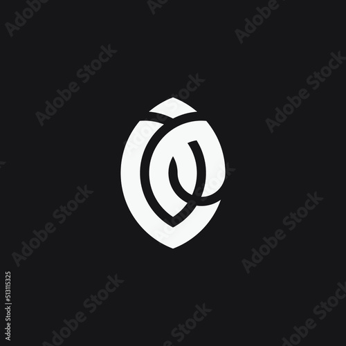 Initial letter LM or LE monogram logo template.
