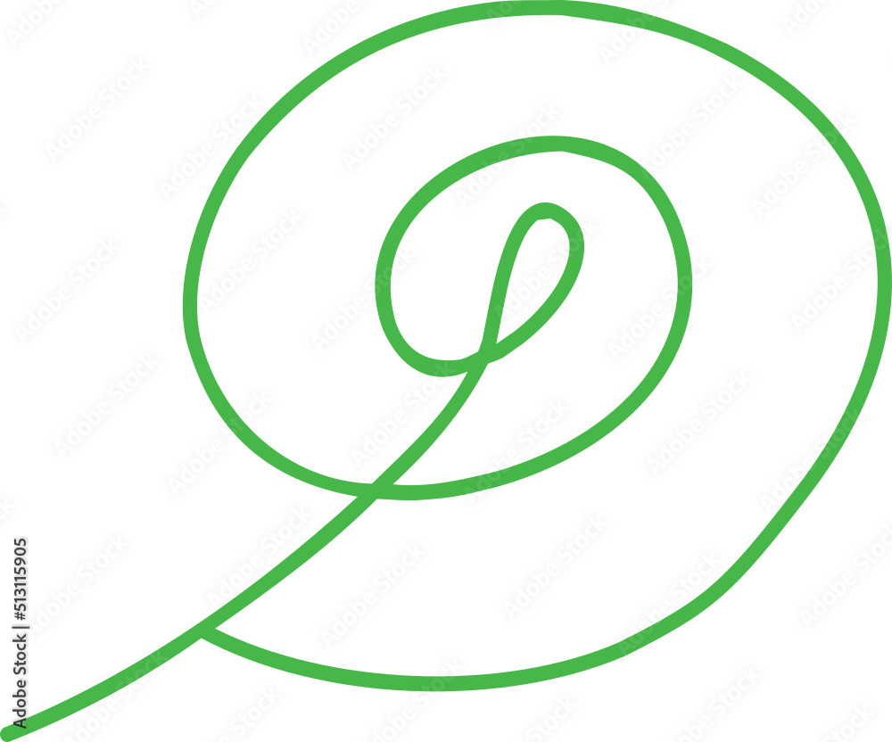 leaf line hand drawn leaf line hand drawn