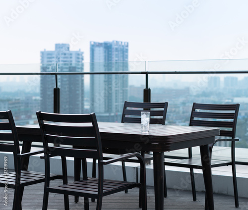 a glass of water on the table 