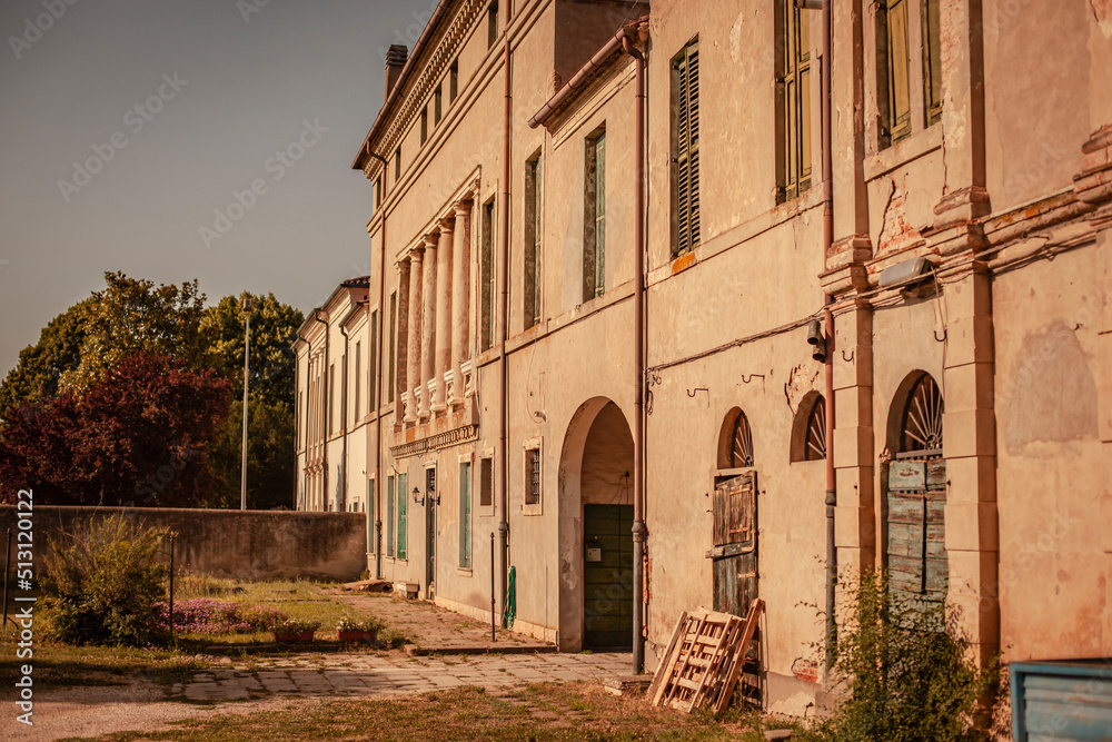 Old historical villa in Italy