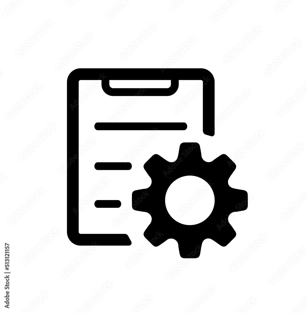 Manual, technical report vector icon illustration Manual, technical report vector icon illustration