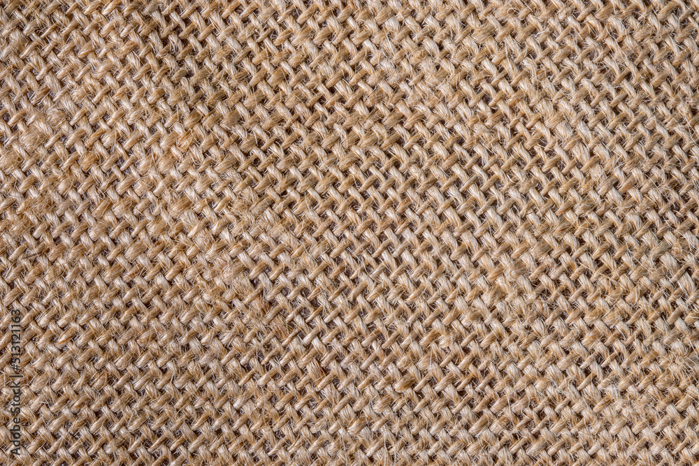 Jute fabric texture closeup beige background Jute fabric texture closeup beige background