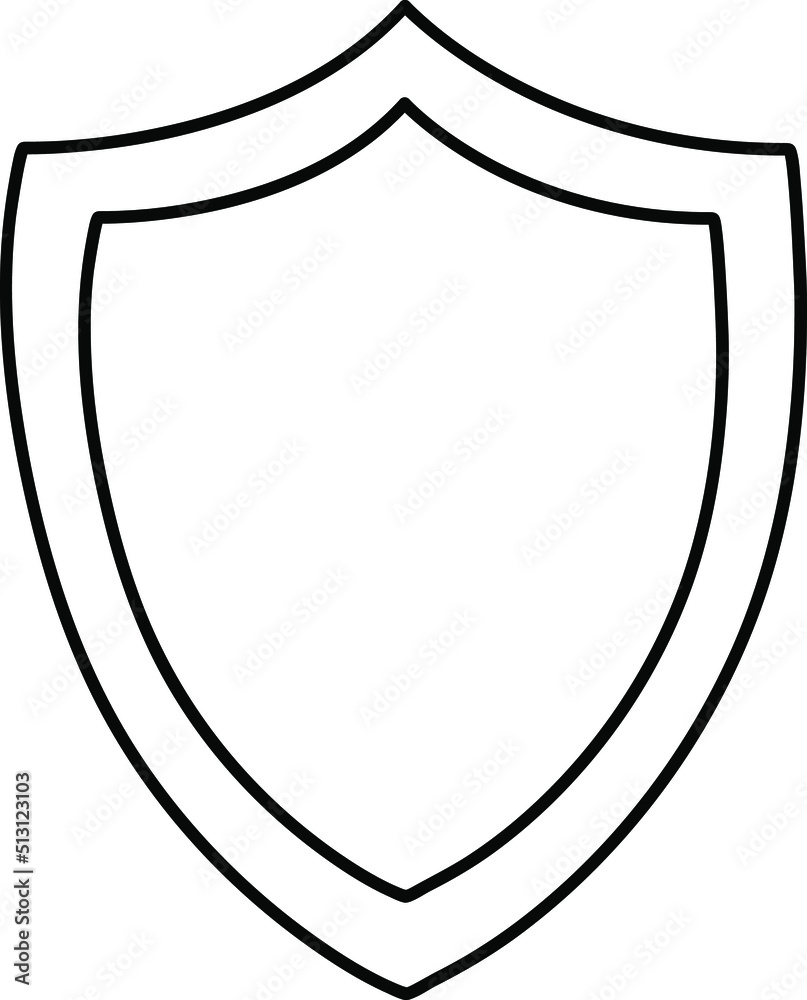 Shield icon. Protective vector icon symbol with an isolated check mark on a white background.eps Shield icon. Protective vector icon symbol with an isolated check mark on a white background.eps