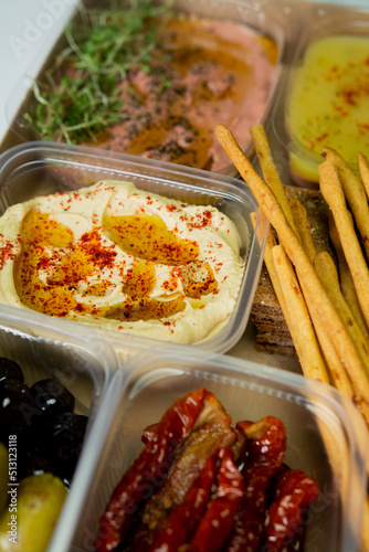  Homemade pate with sun-dried tomatoes and olives