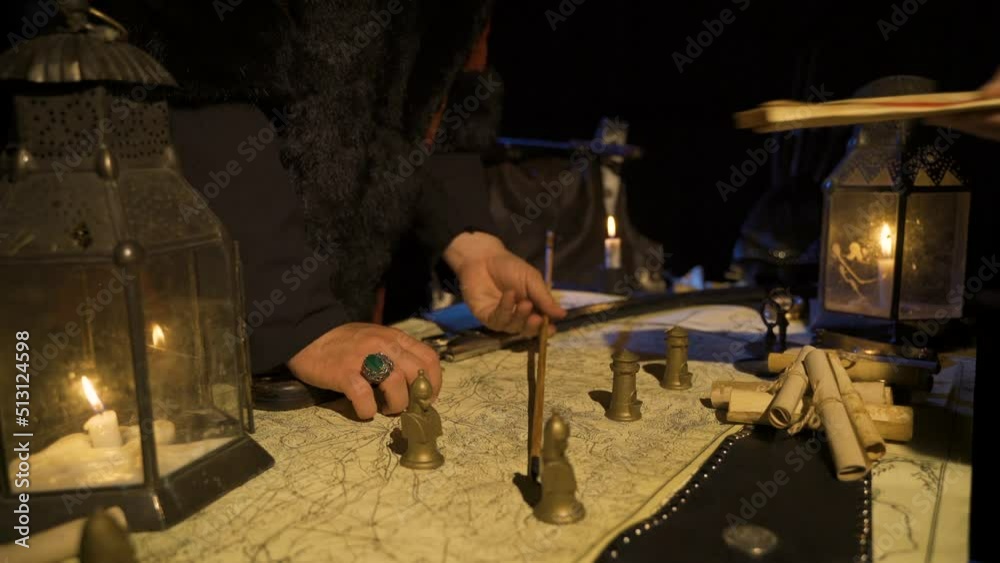 Historical period reenactment. Ottoman empire documentary. The sultan