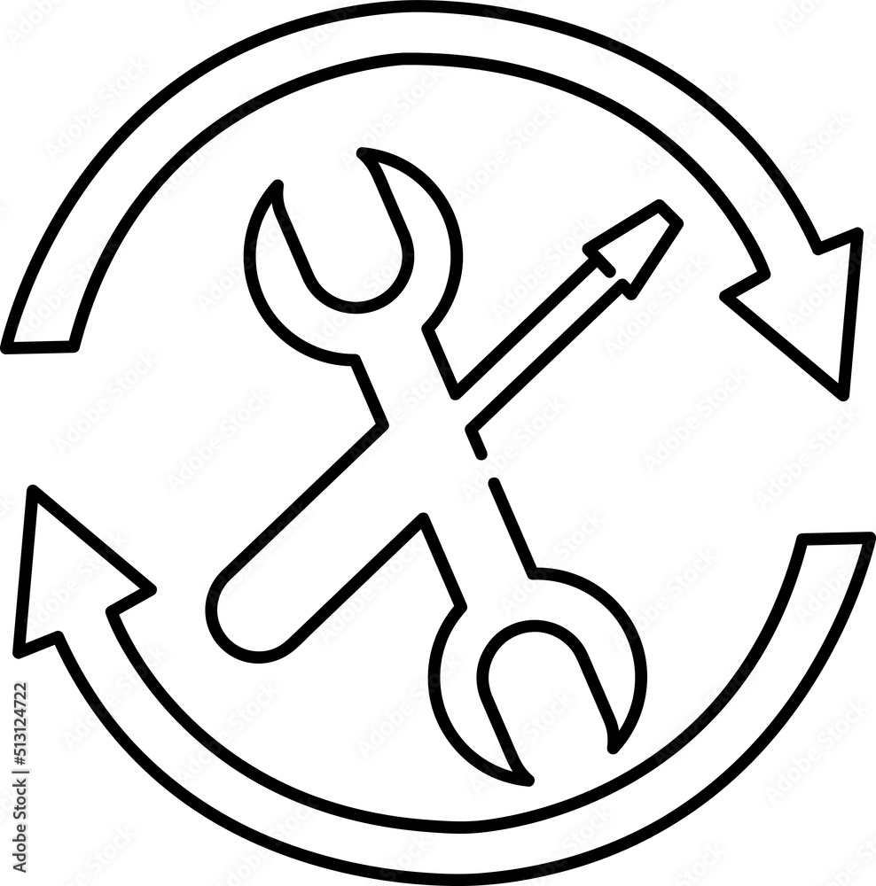 vector repairing tool illustration on white background..eps vector repairing tool illustration on white background..eps