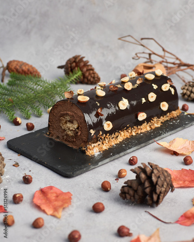 Yule log (cake) Bûche 