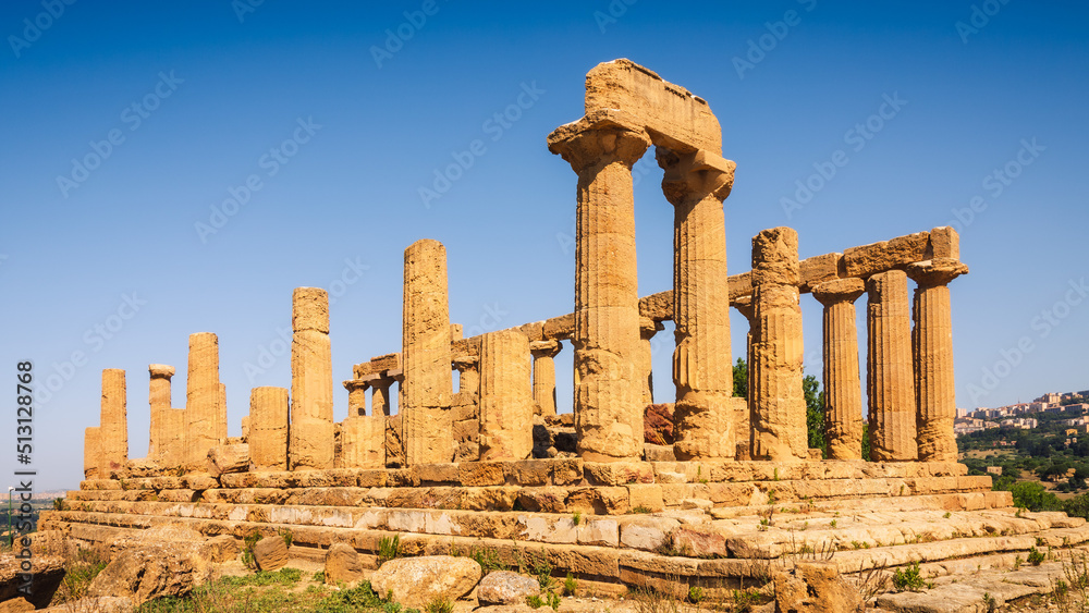 Tempel in Agrigento in Sicilian in Italiien