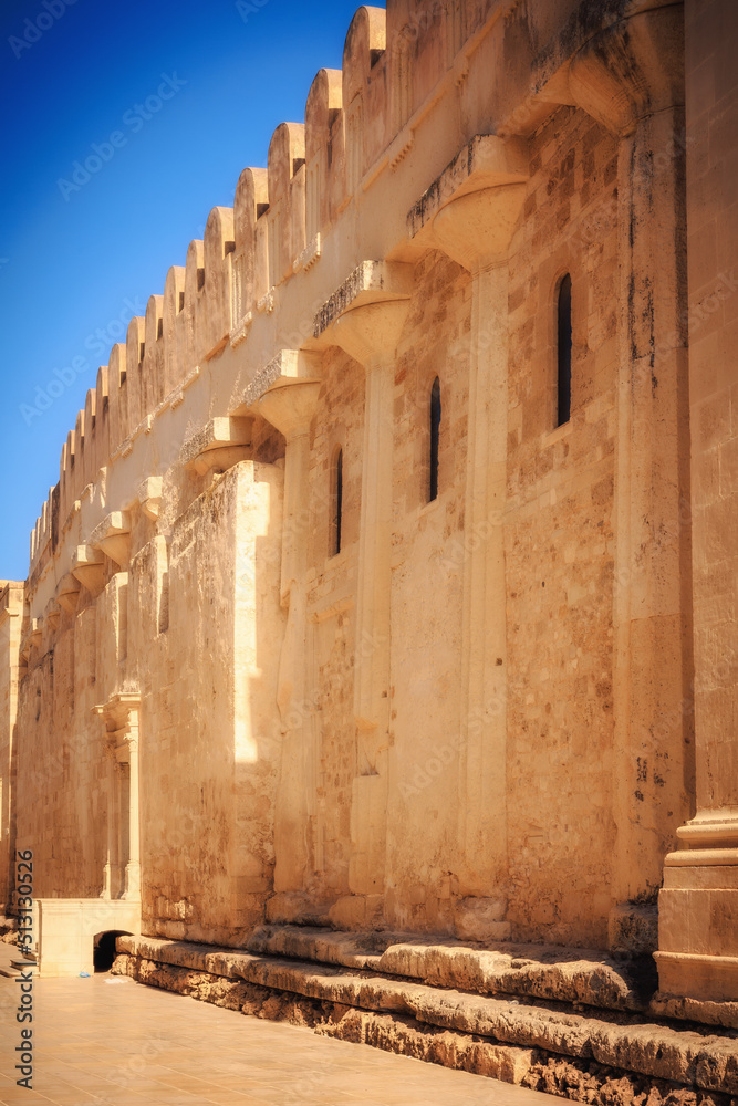Fototapeta premium Old Town in the City of Syracuse in Sicily, Italy in Europe