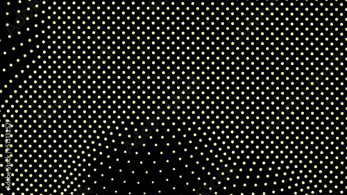 Dome-shaped protrusion part seine by stretching mesh for the illusion three-dimensional deformation of the surface. Screen media video trippy. Mesh LCD display. Scale size different hole space.