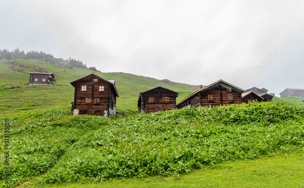 SAL PLATEAU in Camlihemsin district of Rize province. Kackar Mountains region. Rize, Turkey.