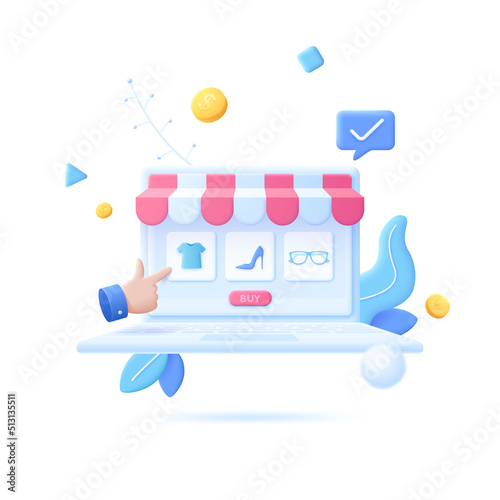 3D Cartoon Vector Illustration