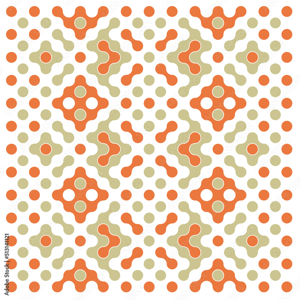 Multicolor truchet tiling connections illustration Multicolor truchet tiling connections illustration