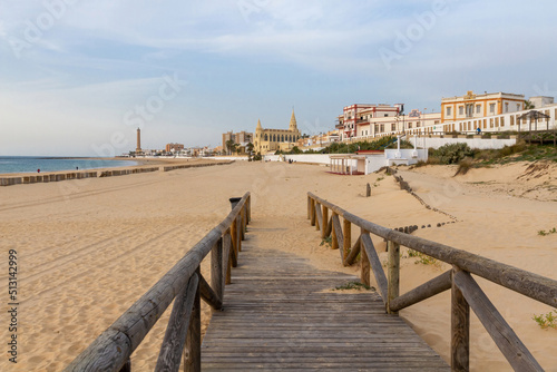Chipiona beach, Cadiz, Andalusia, Spain photo