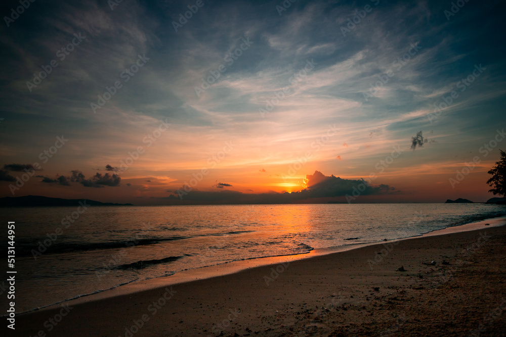 Thailand - Ko Phangan, Sonnenuntergang