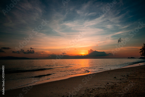 Thailand - Ko Phangan  Sonnenuntergang