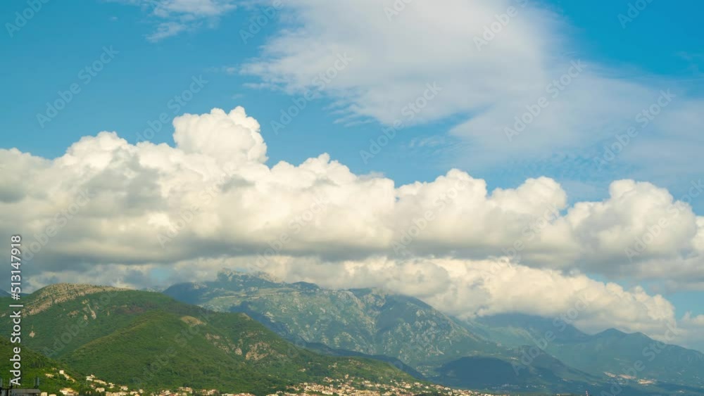 Beautiful timelapse of clouds and sky on top of mountains Beautiful timelapse of clouds and sky on top of mountains