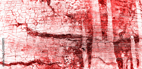 Red stained abstract concrete wall background