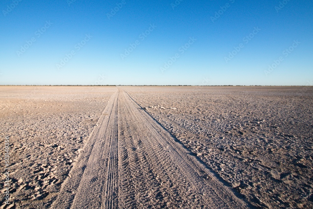 Ntwetwe Salt Pan in Botswana Ntwetwe Salt Pan in Botswana