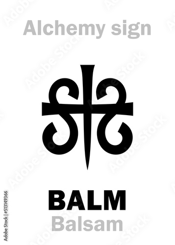 Alchemy Alphabet: BALM (Balsam) — Aroma Liquor, essential oil medicine, pain reliever. Universal Remedy, cure all diseases & prolong Life. Also: The Elixir of Life, The Panacea (Panaceum), Cure-All.