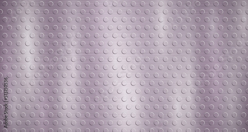 Abstract metallic background in purple colors with highlights and a texture of small voluminous convex circles