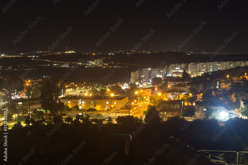 night view of the city