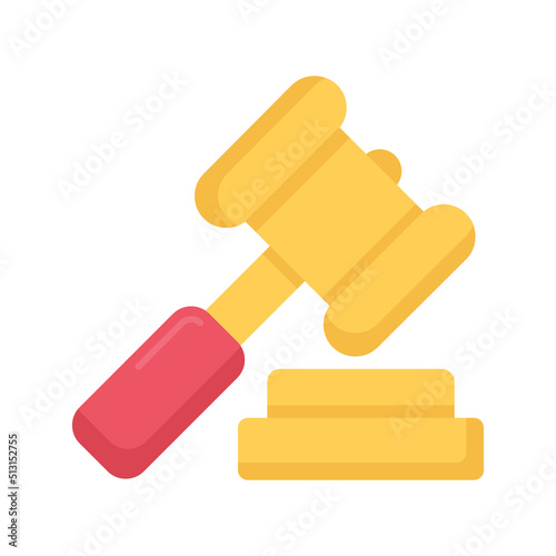 Auction  vector flat icon for web isolated on white background EPS 10 file