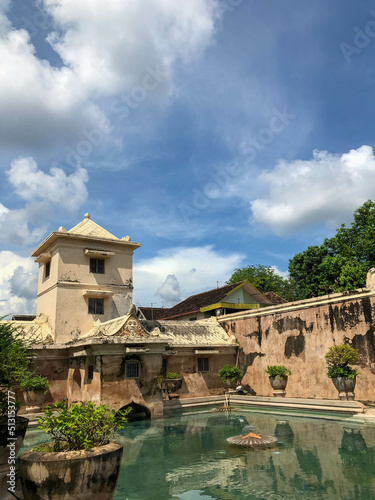 Tamansari cultural heritage old town in jogjakarta historical city photo