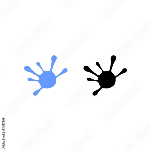 COVID-19 logo for infographic. Illustration of coronavirus disease. Creative typography design for blogs and press conferences. Unified visual display for pandemic communication