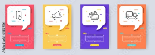 Shopping online concept onboarding app screens. Modern and simplified vector illustration walkthrough screens template for mobile apps. eps 10